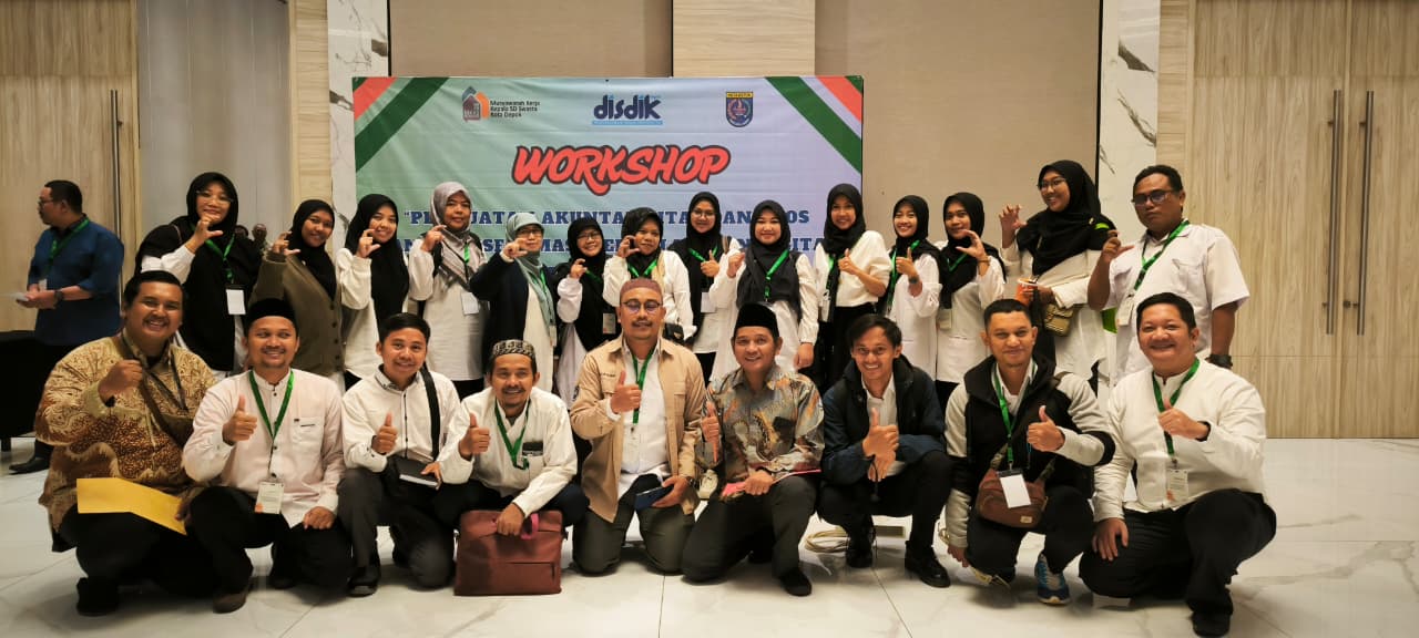 Kepala Sekolah dan Bendahara SDIT Mawaddah Ikuti Workshop Tata Kelola BOSP di Cibinong