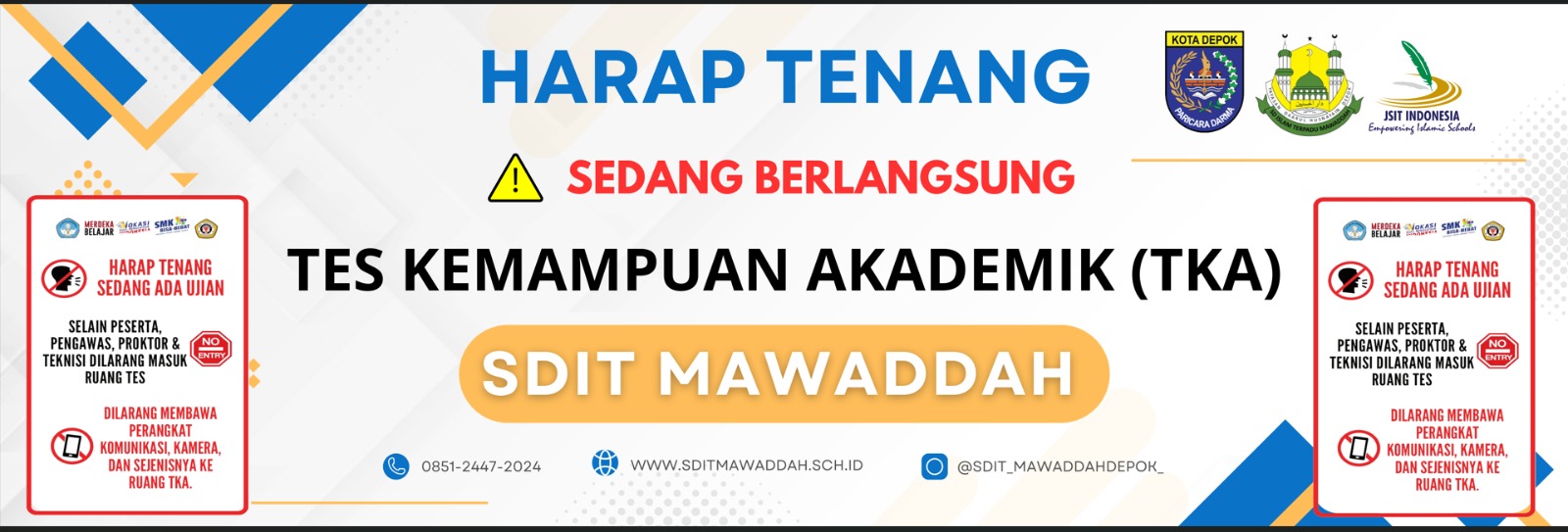 SDIT Mawaddah Laksanakan TKA Gelombang 2 untuk Siswa Kelas VI dalam Tiga Sesi