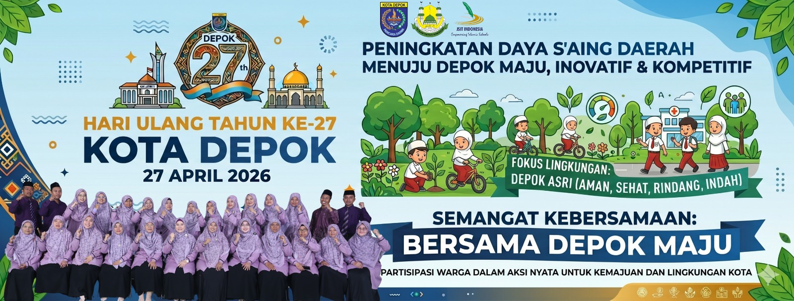 Semarak HUT ke-27 Kota Depok Tahun 2026 di SDIT Mawaddah
