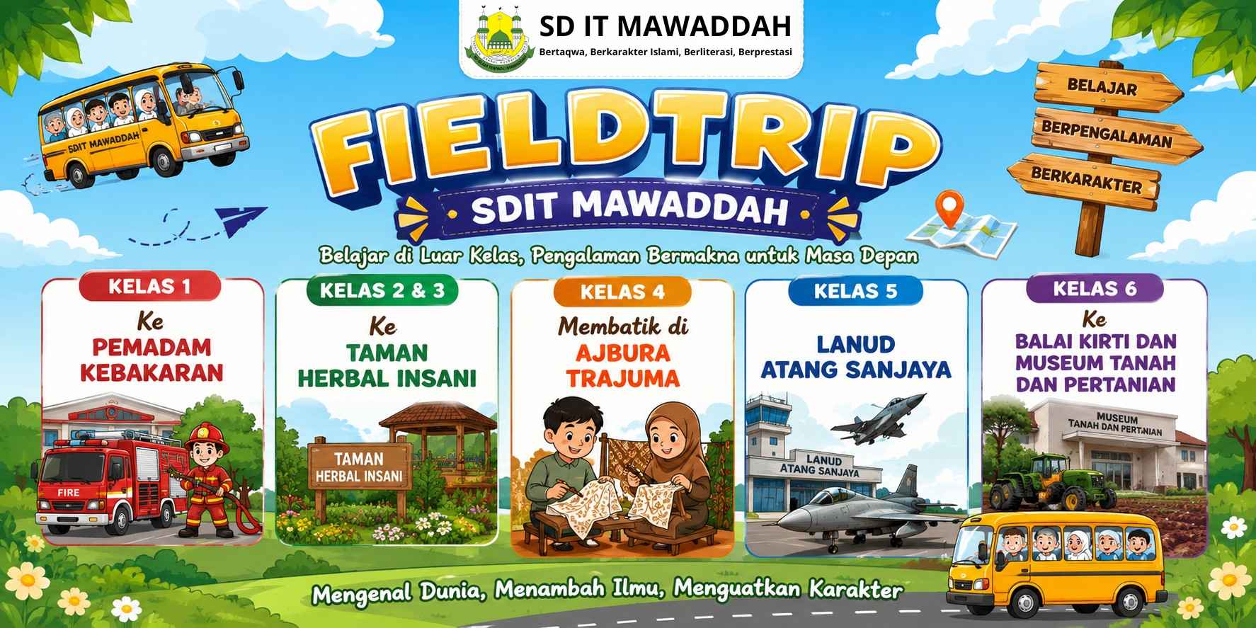 Field Trip SDIT Mawaddah: Belajar, Bereksplorasi, dan Menemukan Pengalaman Bermakna