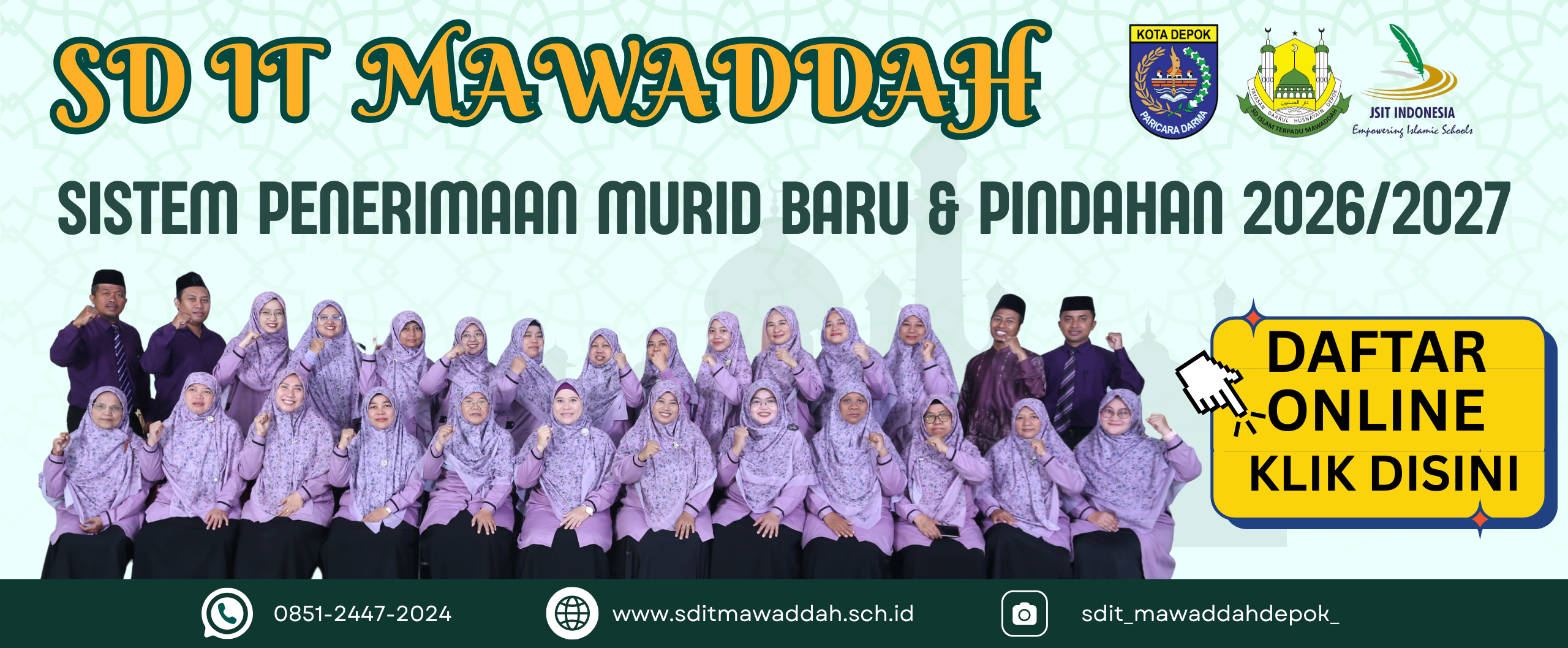 Pendaftaran Tahun Ajaran 2026/2027