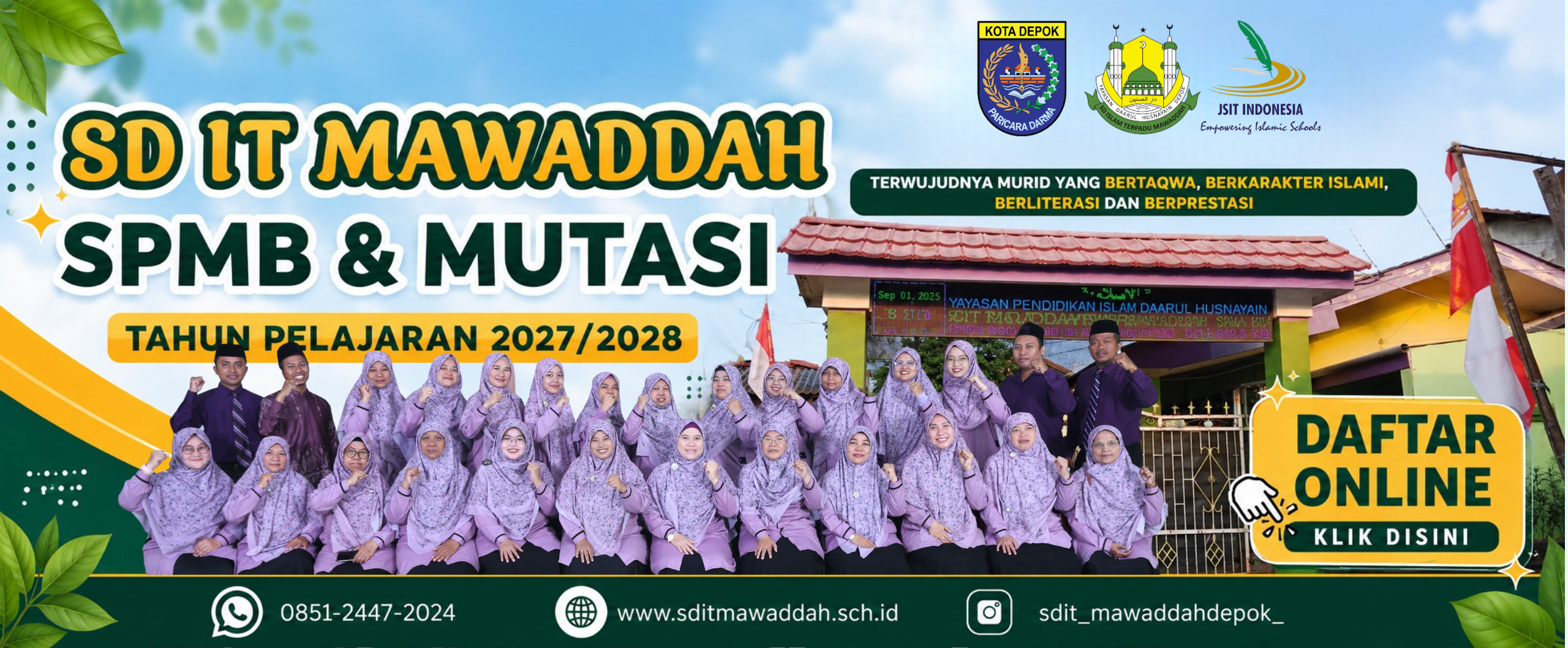 Pendaftaran Tahun Ajaran 2026/2027